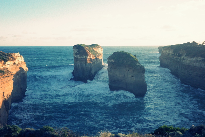 Tom and Eve at the Twelve Apostles.