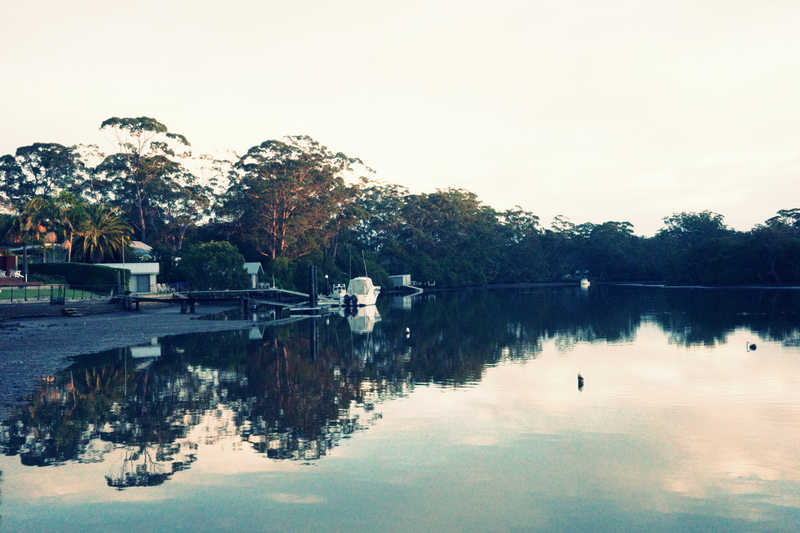 The jetty near the campsite is tranquil and peaceful in the morning