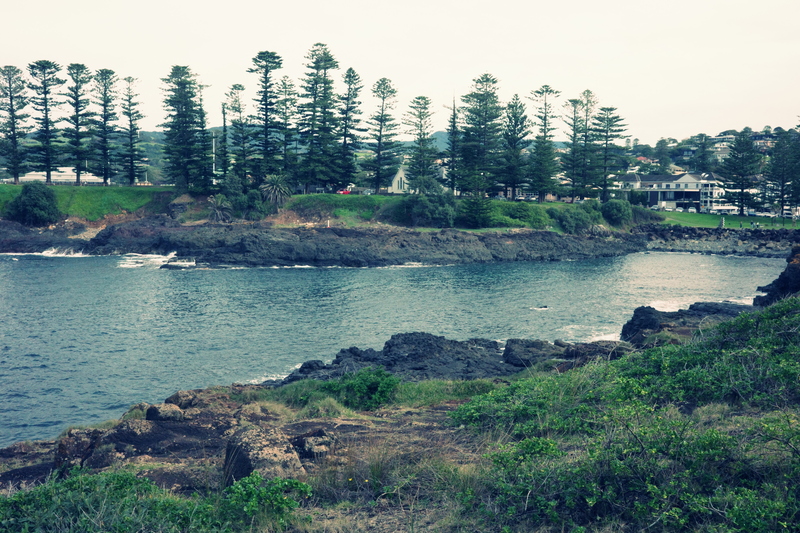 Around Kiama, the coastal view is breathtaking.